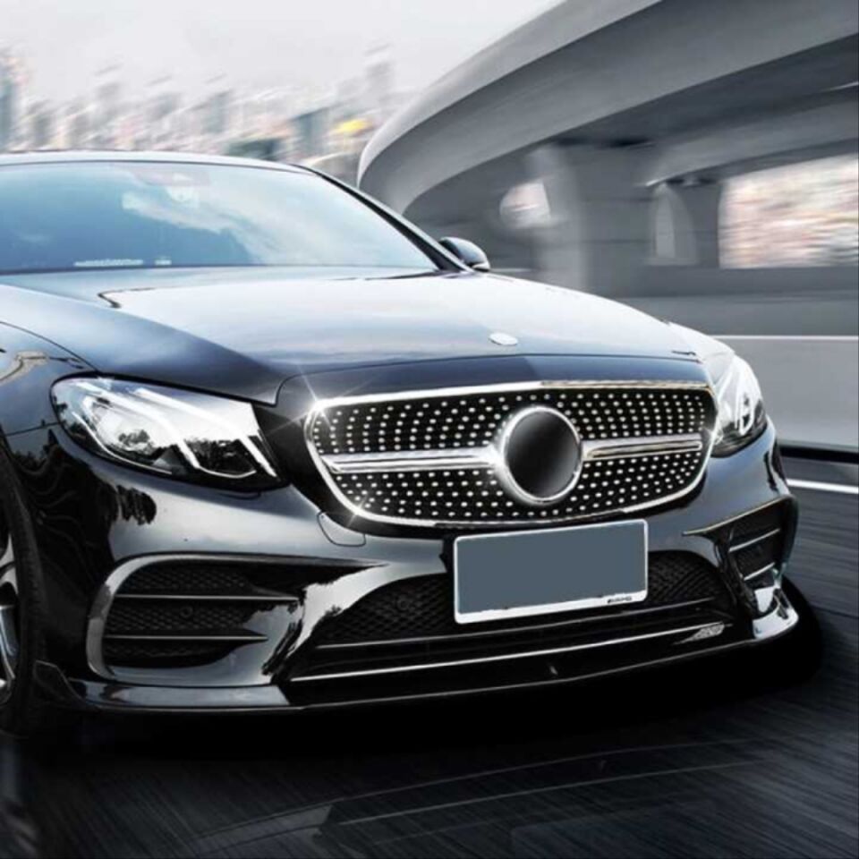 Mercedes-Benz E Serisi W213 / C238 E63 Ön Tampon Bıçakları Piano Black