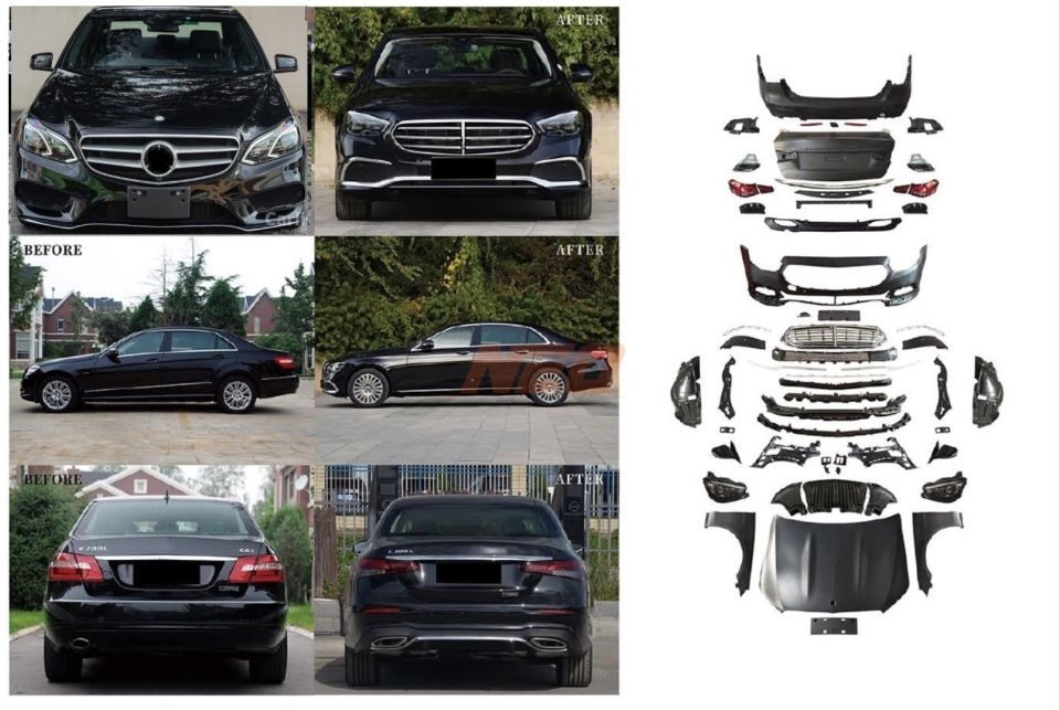 Mercedes E Serisi W212 Makyajlı (14-16) için W213 Exclusive Kasa Dönüşüm Kiti