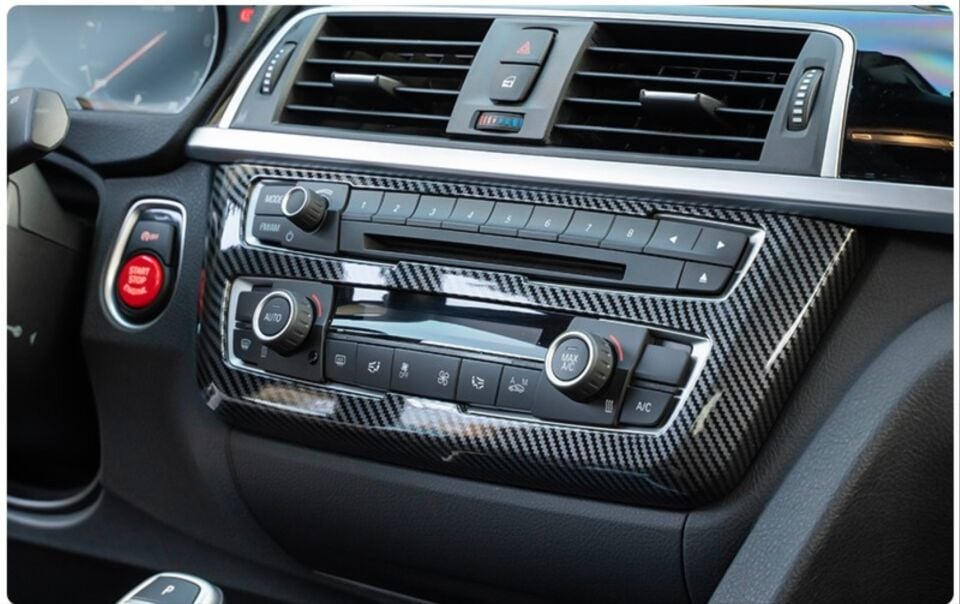 BMW 3 Serisi F30 Klima Panel Kaplama - Karbon