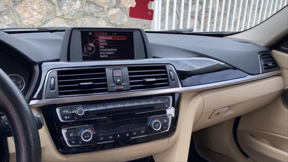 BMW 3 Serisi F30 Klima Panel Kaplama - Piano Black
