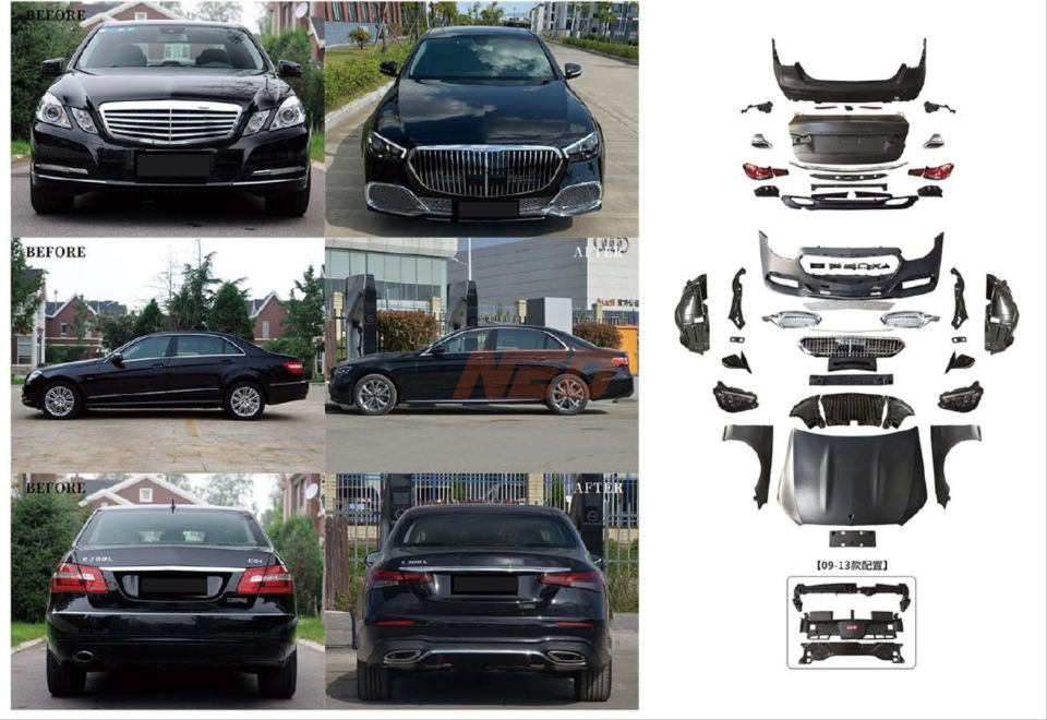 Mercedes E Serisi W212 (09-13) için W213 Maybach Kasa Dönüşüm Kiti