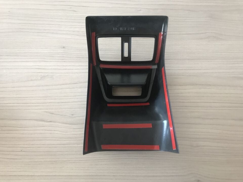 Honda Civic FE1 2022+ Arka Klima Panel Kaplaması Piano Black
