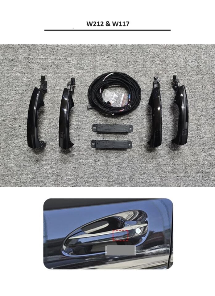 Mercedes W212 E & W117 CLA & W176 A Serisi 4 Kapı Anahtarsız Giriş Sistemi