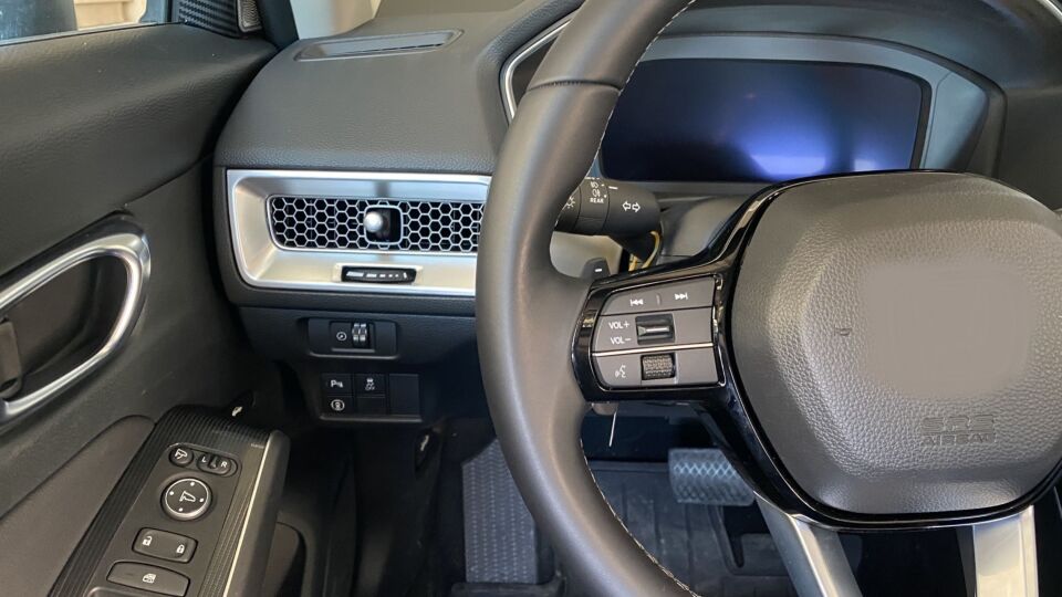 Honda Civic FE1 2022+ Göğüslük Kaplama Seti Silver 2 Parça