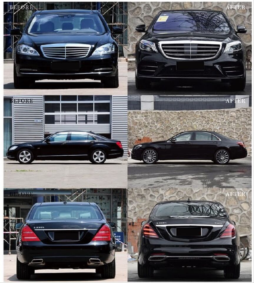 Mercedes S Serisi W221 (05-13) için W222 Makyajlı Kasa Dönüşüm Kiti