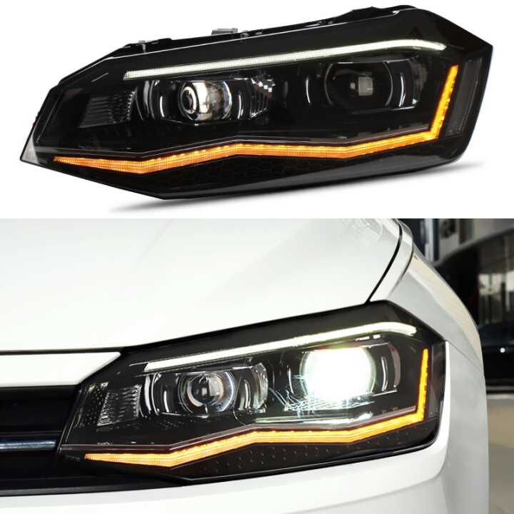 Volkswagen Polo AW 2018-2021 Halojen Uyumlu Full LED Far Seti