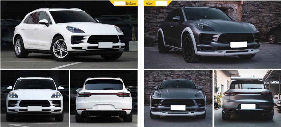 Porsche Macan (2014+) Semi-Widebody Full Body Kit Seti