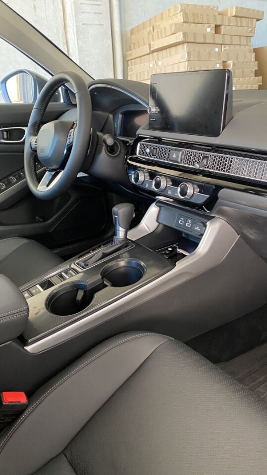 Honda Civic FE1 2022+ Vites Kenarı Kaplama Seti Silver