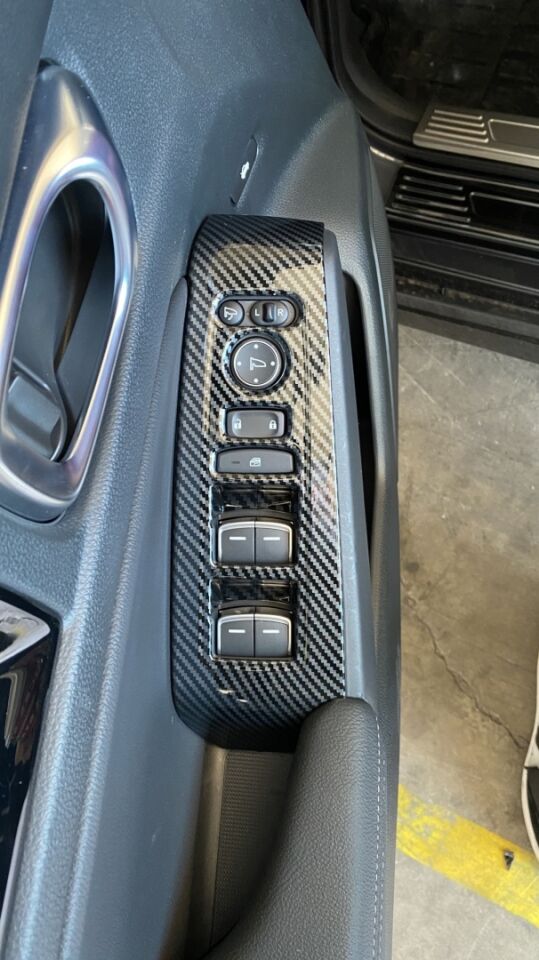 Honda Civic FE1/FL Cam Kontrol Düğmesi Çerçeve Seti 4 Parça Karbon