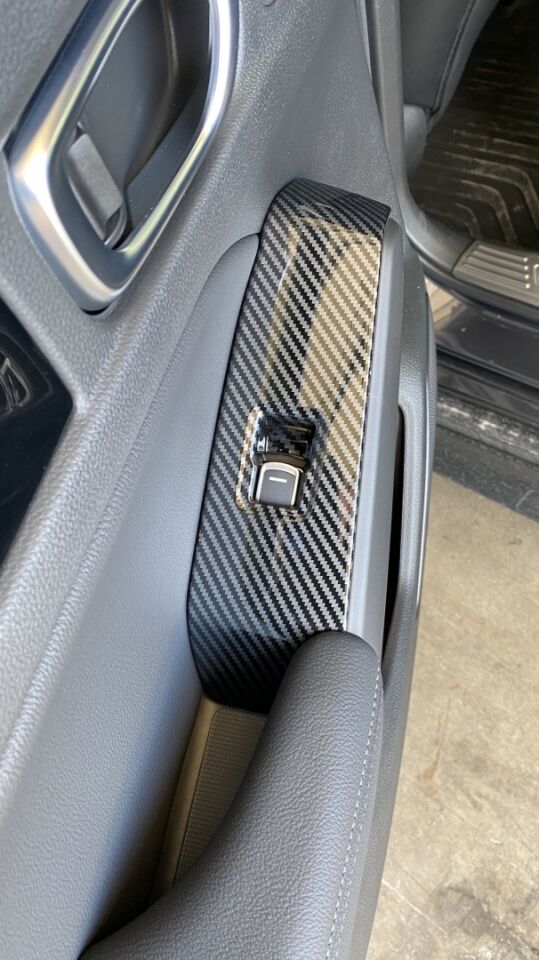 Honda Civic FE1/FL Cam Kontrol Düğmesi Çerçeve Seti 4 Parça Karbon
