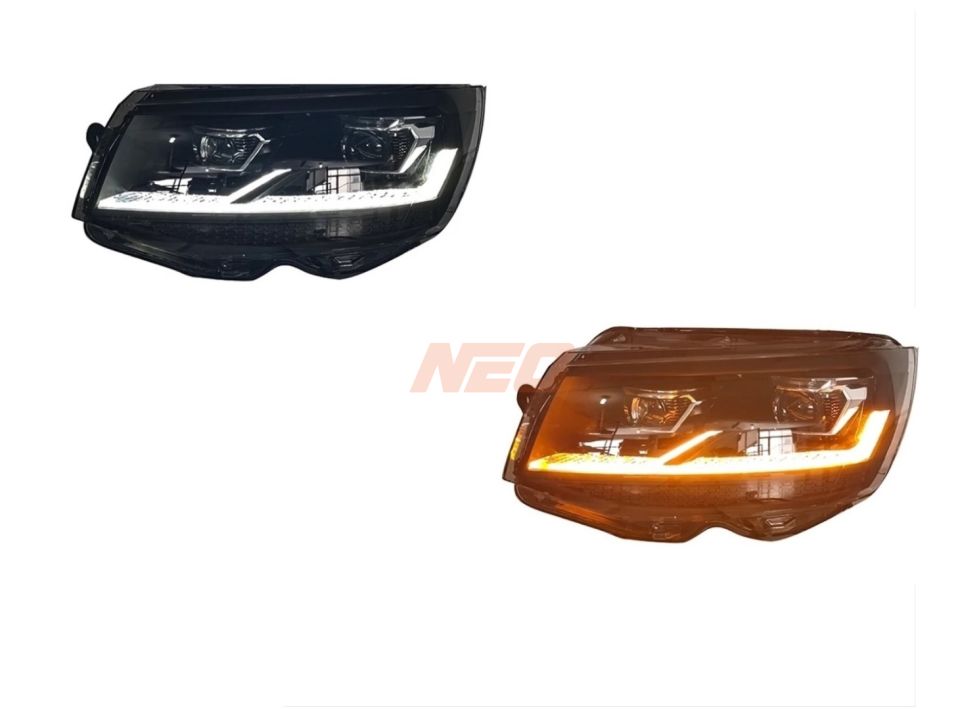 Volkswagen T6 (16-19) için T6.1 Makyajlı Dinamik LED Far Seti (Halojen Uyumlu)