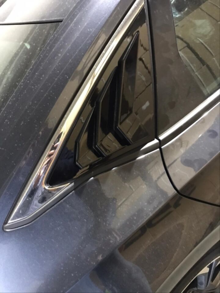 Honda Civic FE Sedan (22+) Kelebek Cam Kaplama Seti Piano Black