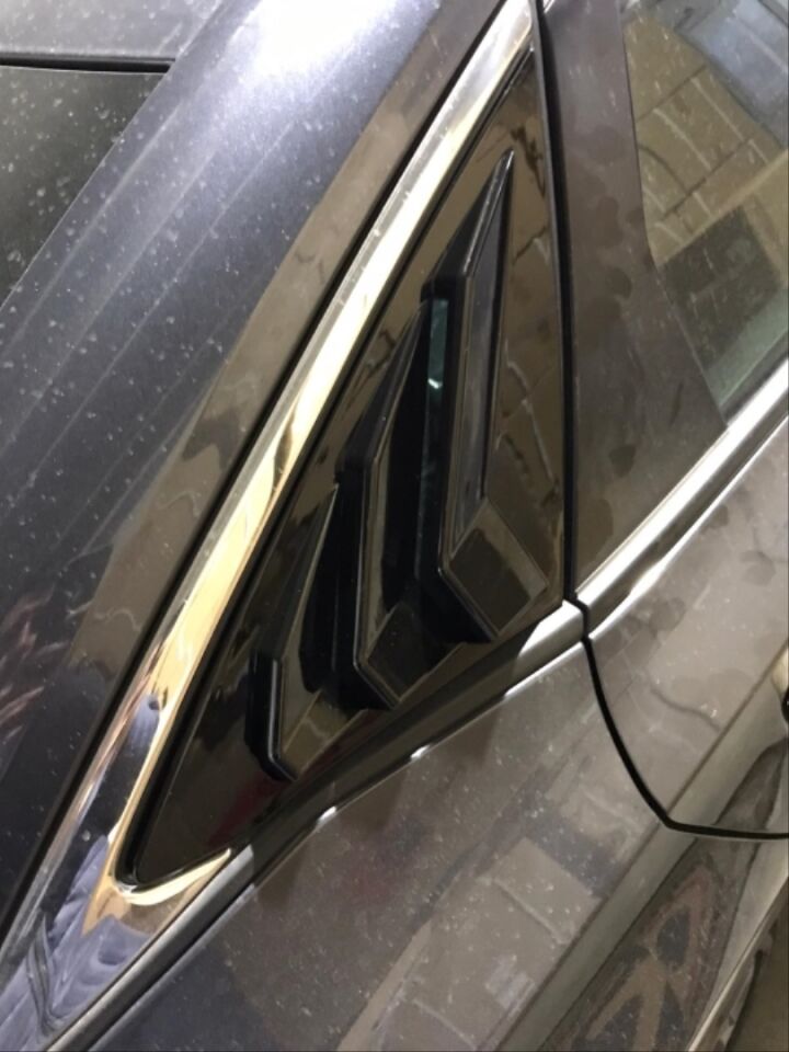 Honda Civic FE Sedan (22+) Kelebek Cam Kaplama Seti Piano Black