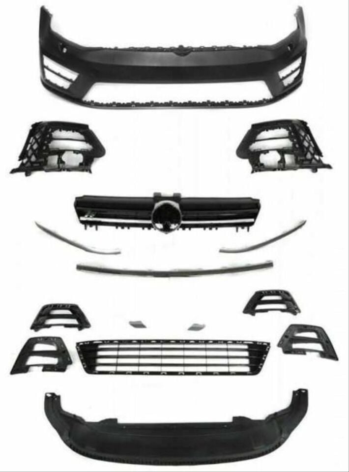 Volkswagen Golf 7 2013-2017 R Ön Tampon Seti
