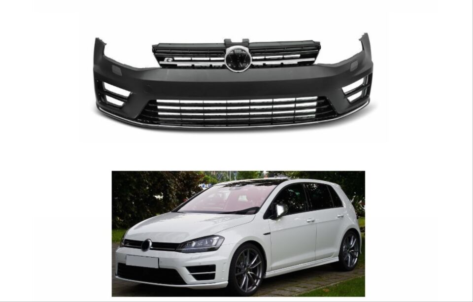 Volkswagen Golf 7 2013-2017 R Ön Tampon Seti