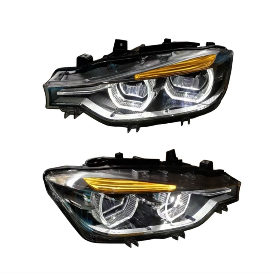 BMW F30 3 Serisi LCI LED Far -Halojen Far Uyumlu
