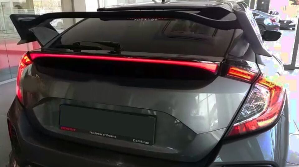 Honda Civic Hatchback FK7 2017-2021 Type R Kayar Sinyalli LED'li Tavan Spoyleri