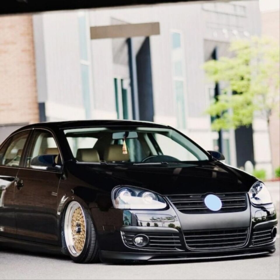 VW Golf 5/Jetta/Passat Uyumlu Ayna Kapağı Seti Piano Black