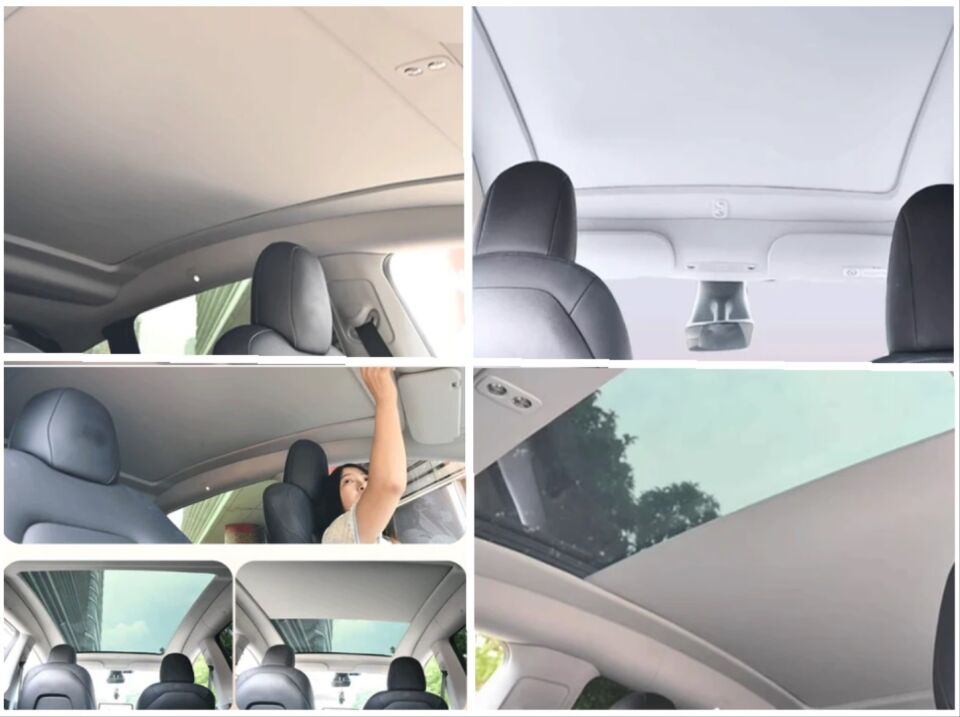 Tesla Model Y (20+) Otomatik Elektrikli Tavan Perdesi
