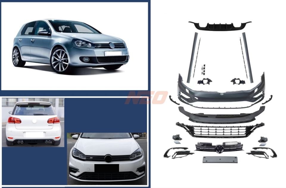 VW Golf 6 (MK6) için Golf 7.5 R Full Kasa Dönüşüm Kiti