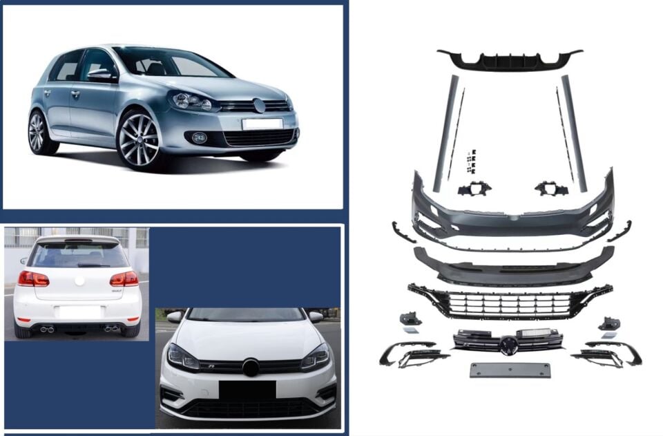 VW Golf 6 (MK6) için Golf 7.5 R Full Kasa Dönüşüm Kiti