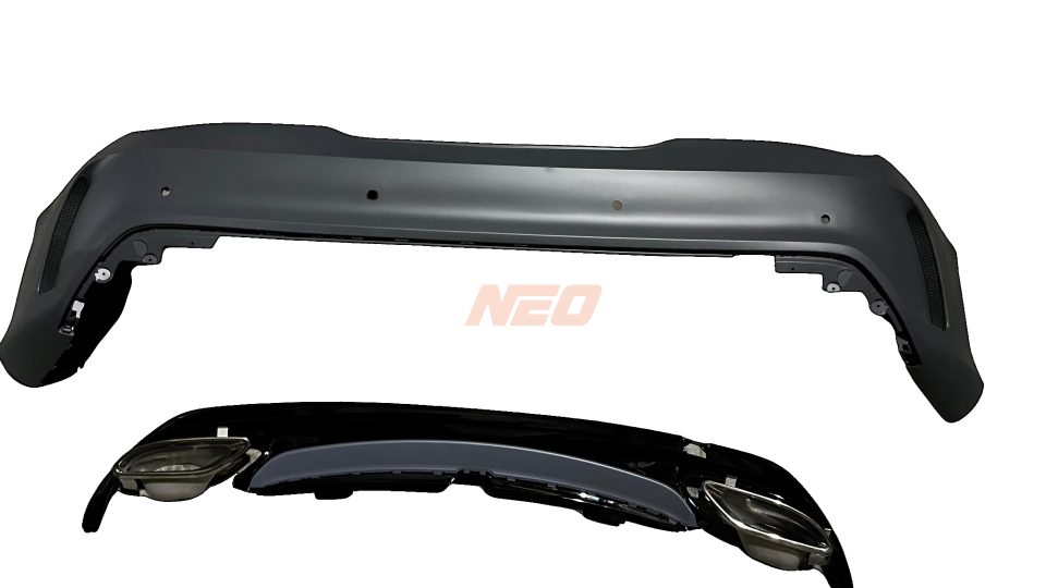 Mercedes-Benz CLA Serisi C117 2013-2019 CLA45 AMG Dönüşüm Arka Tampon ve Egzoz Seti