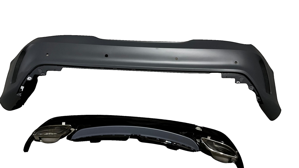 Mercedes-Benz CLA Serisi C117 2013-2019 CLA45 AMG Dönüşüm Arka Tampon ve Egzoz Seti
