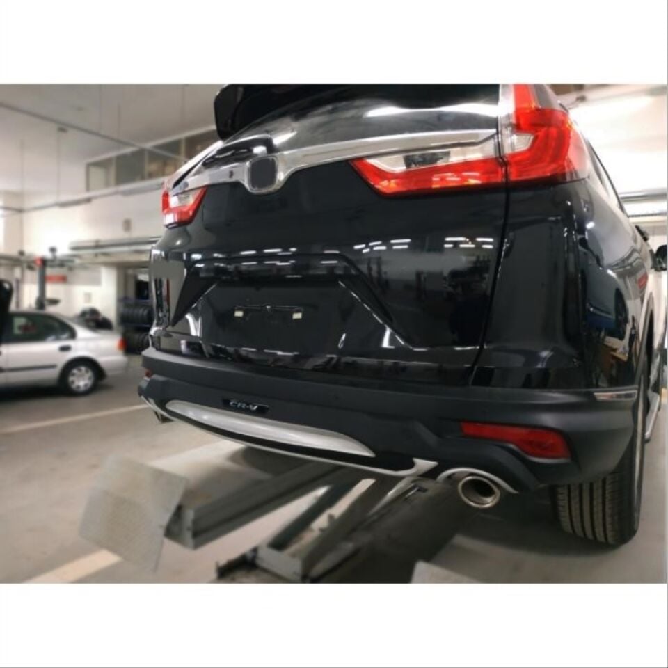 Honda CR-V 2017-2022 Paslanmaz Çelik Arka Tampon Eşiği Koruması