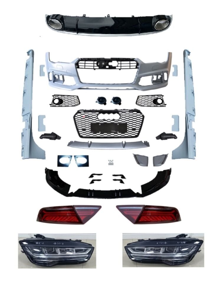 Audi A7 4G (11-14) için RS7 Facelift Dönüşüm Kiti