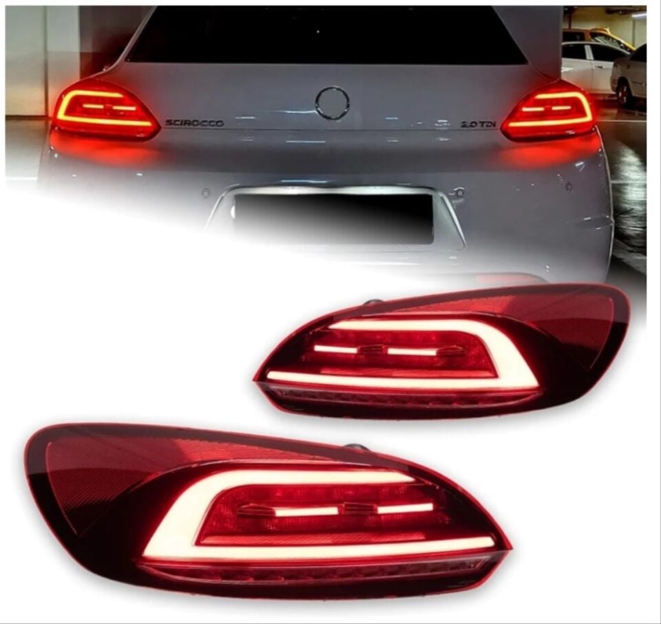 Volkswagen Scirocco (09-14) Halojen'den LED'e Makyajlı Stop Takımı