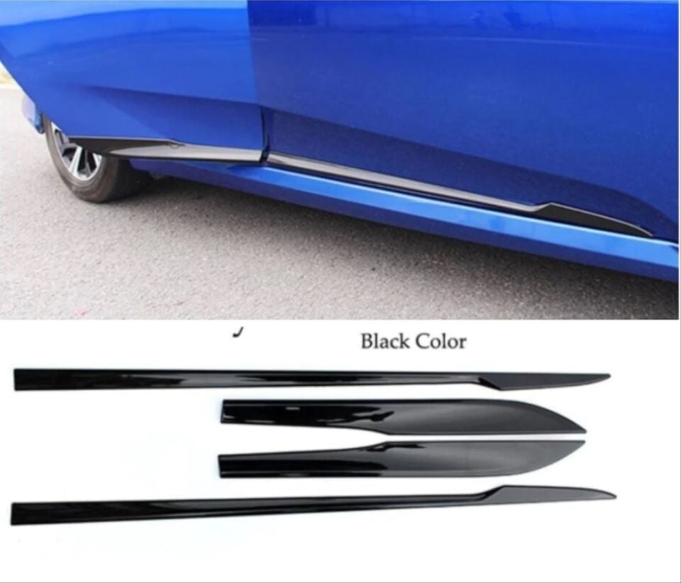 Honda Civic FC5 (16-21) Paslanmaz Çelik Kapı Alt Çıta Seti Krom