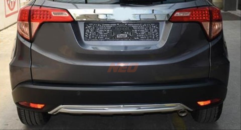 HR-V 2016-2021 IÇIN UYUMLU  ARKA TAMPON ALT KAPLAMA (DIFUZOR)
