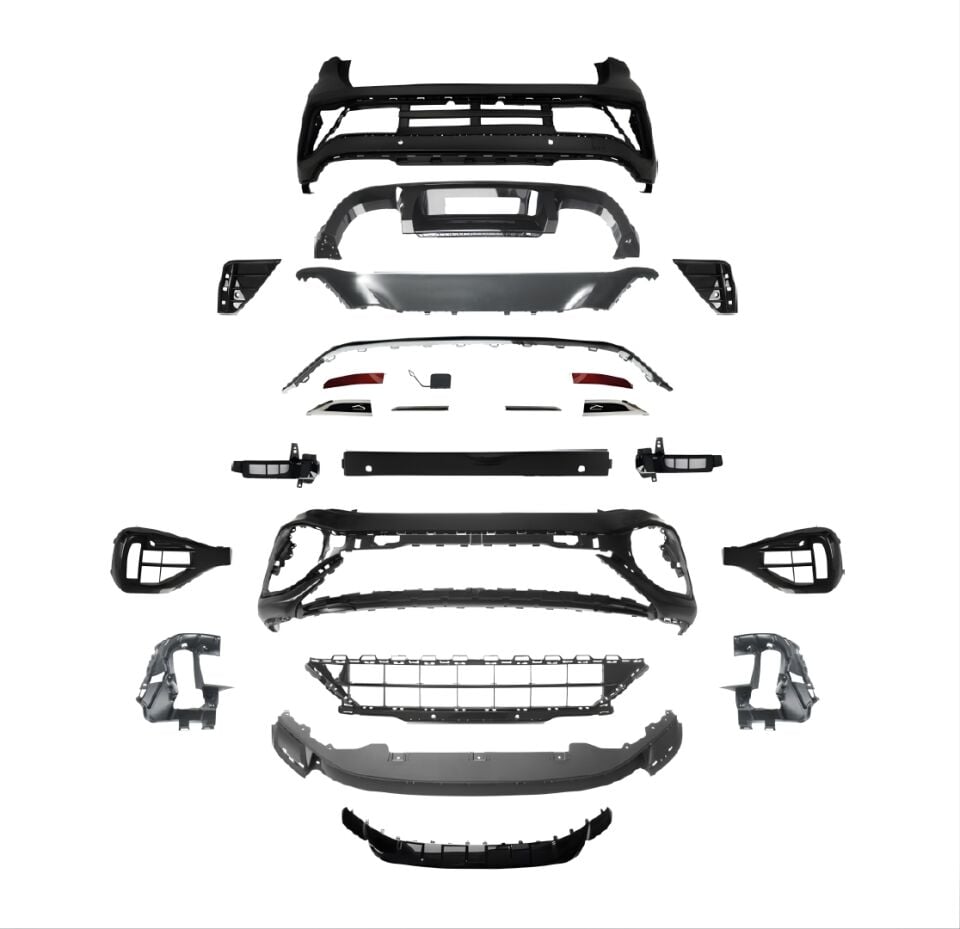 VW T-Roc Makyajlı (22+) R Full Body Kit Seti (Egzoz Uçları Dahil