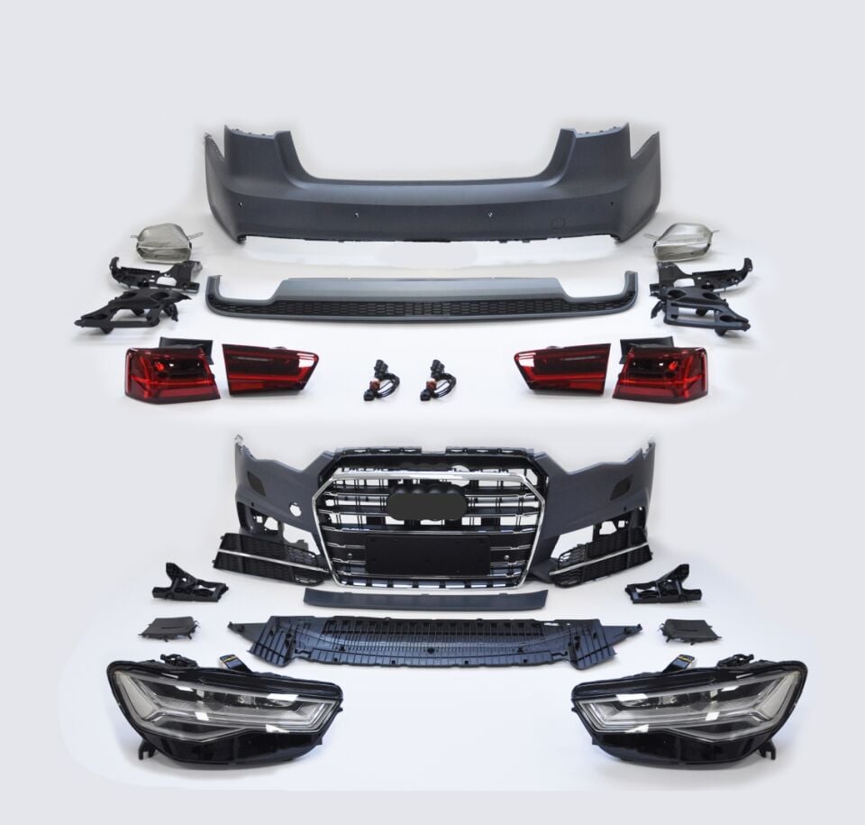 Audi A6 C7 Facelift S6 Body Kit Dönüşüm Seti (2011-2014 için)