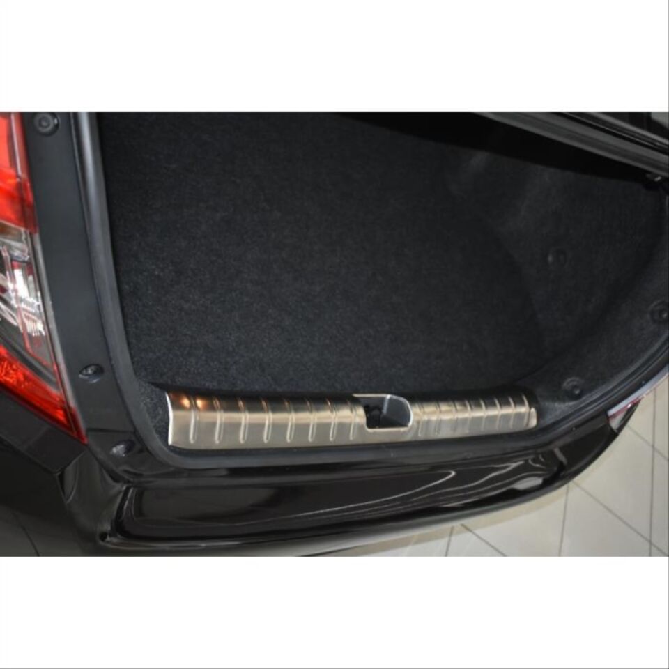 Honda Civic FC5 2016-2021 Paslanmaz Çelik Arka Tampon Eşiği Koruması