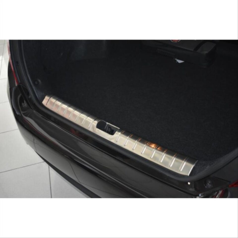 Honda Civic FC5 2016-2021 Paslanmaz Çelik Arka Tampon Eşiği Koruması