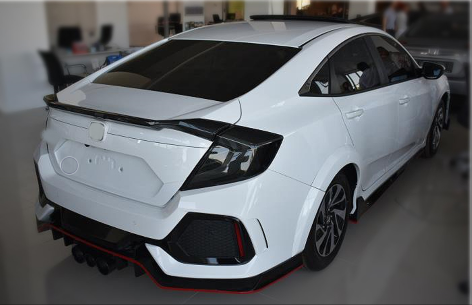 Honda Civic FC5 2016-2021 Kayar Sinyalli LED Stop ve Spoyler Seti (Füme)