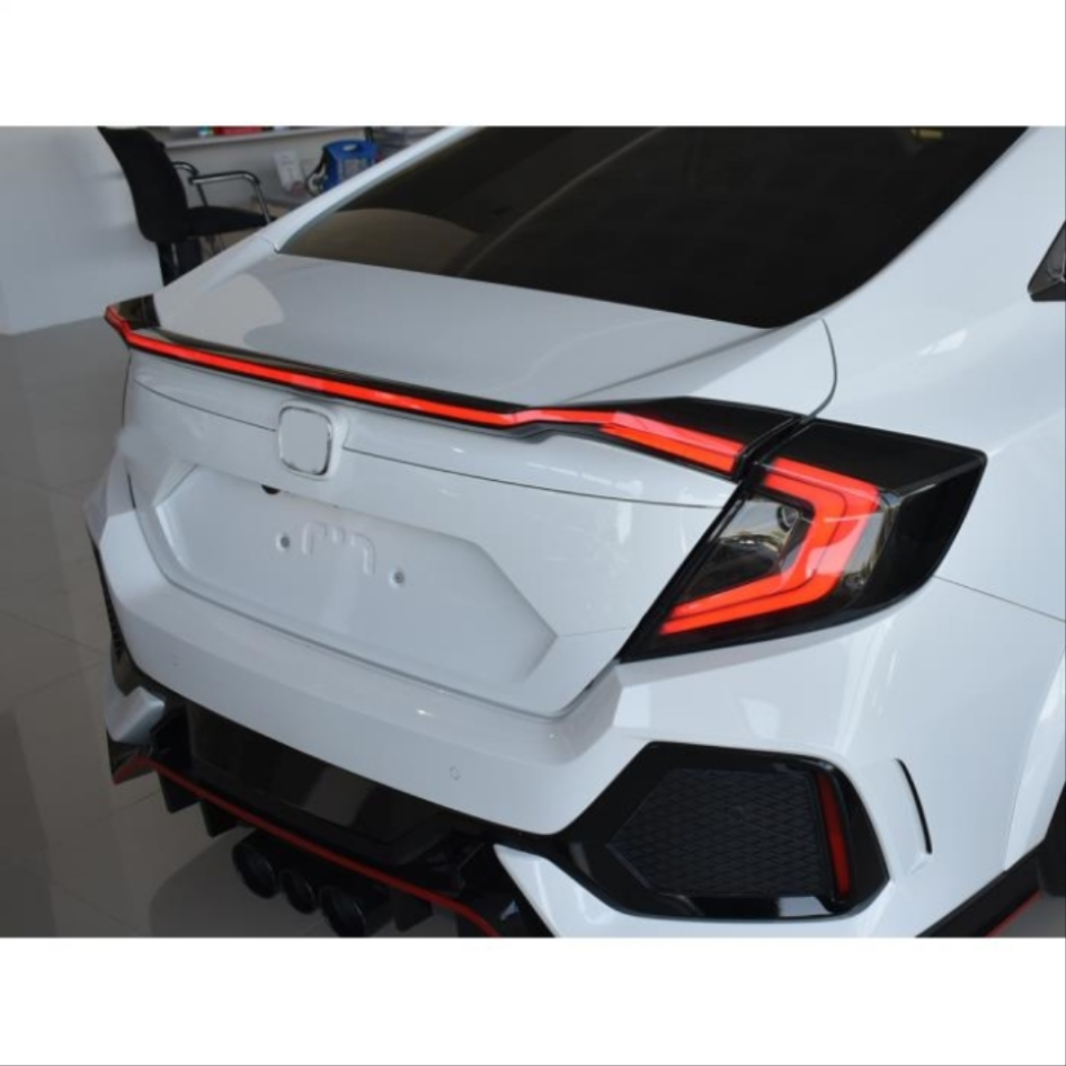 Honda Civic FC5 2016-2021 Kayar Sinyalli LED Stop ve Spoyler Seti (Füme)