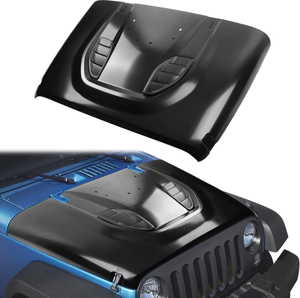 Jeep Wrangler JK 2007-2018 10. Yıl Rubicon Çelik Motor Kaputu