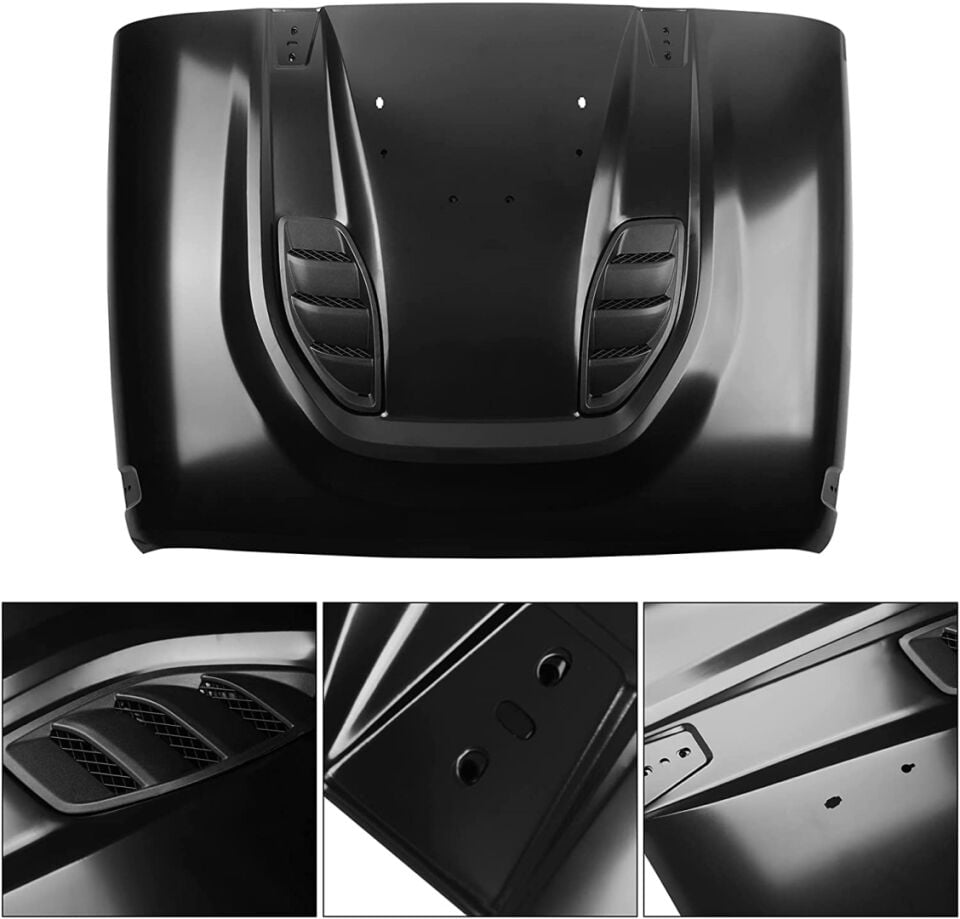 Jeep Wrangler JK 2007-2018 10. Yıl Rubicon Çelik Motor Kaputu
