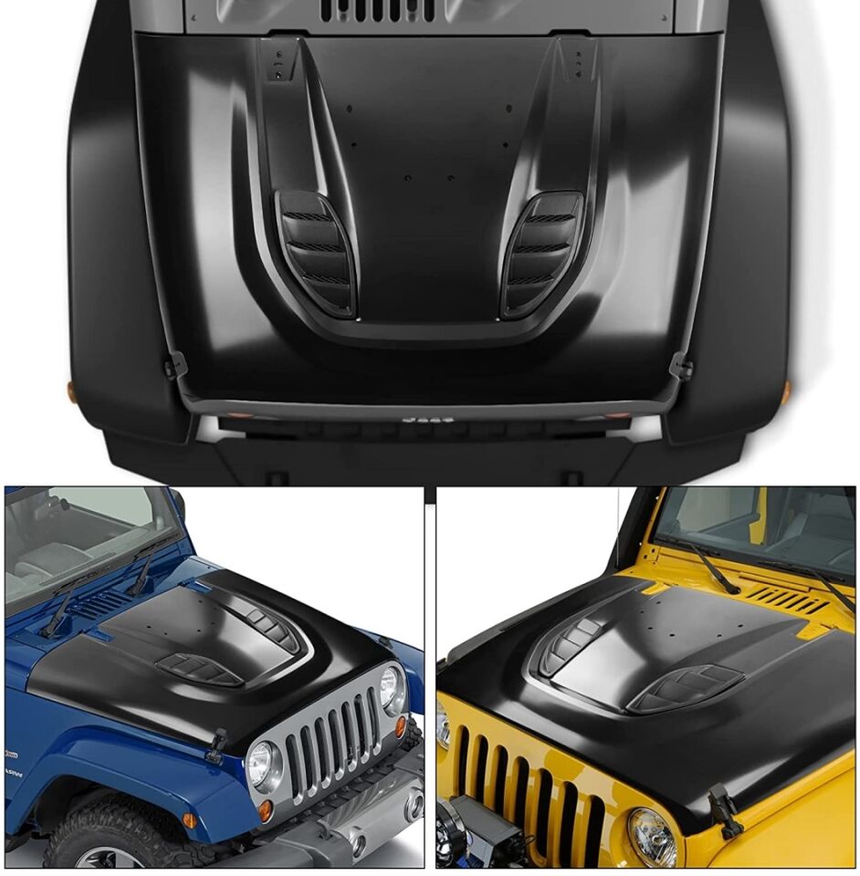 Jeep Wrangler JK 2007-2018 10. Yıl Rubicon Çelik Motor Kaputu