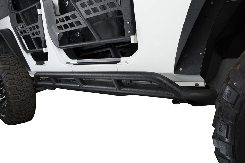 Jeep Wrangler JK Unlimited Kaya Kaydırıcılı Off-Road Yan Basamak Seti