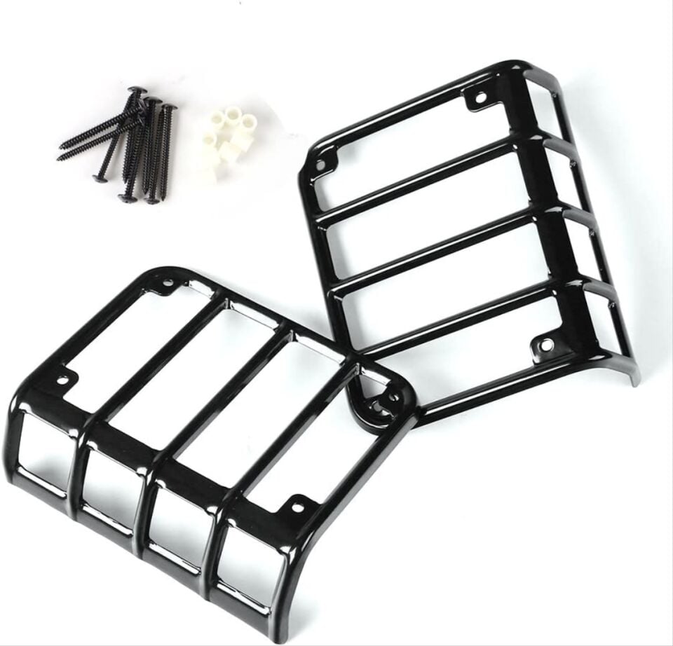 Jeep Wrangler JK (07-17) Arka Stop Koruma Demiri Seti Mat Siyah