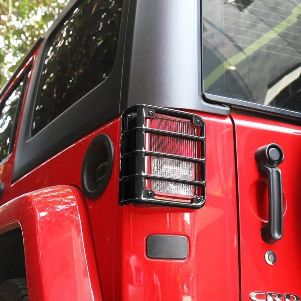 Jeep Wrangler JK (07-17) Arka Stop Koruma Demiri Seti Mat Siyah