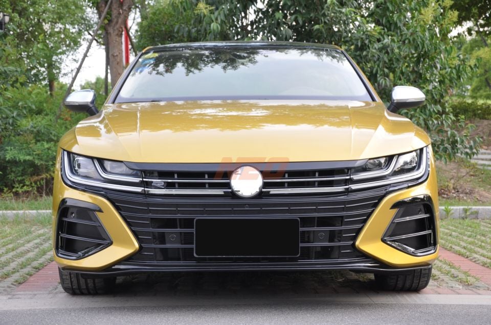Volkswagen Arteon (17-20) için 2021+ R Facelift Ön Tampon ve LED'li Panjur Seti