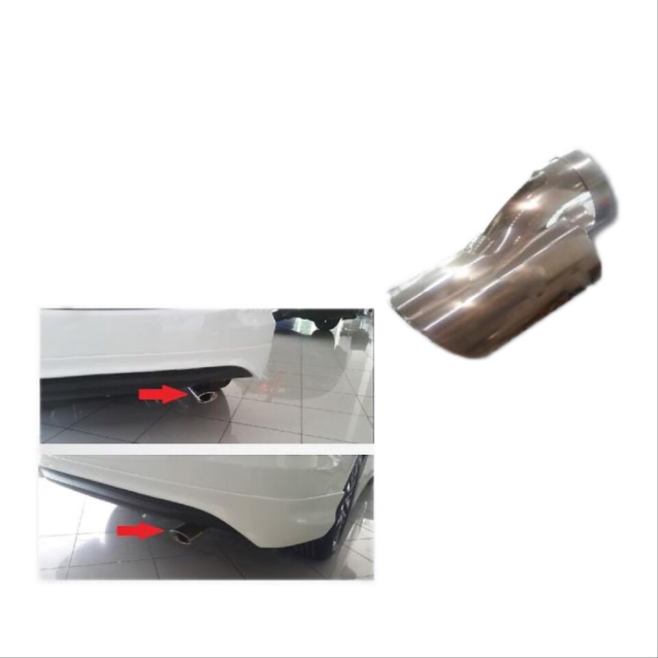 Üniversal Krom Egzoz Ucu (Honda Civic FD6/FB7/FC5 Uyumlu)