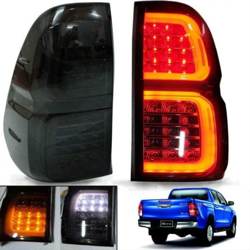 Toyota Hilux Revo 2016-2020 LED Stop Takımı Smoke