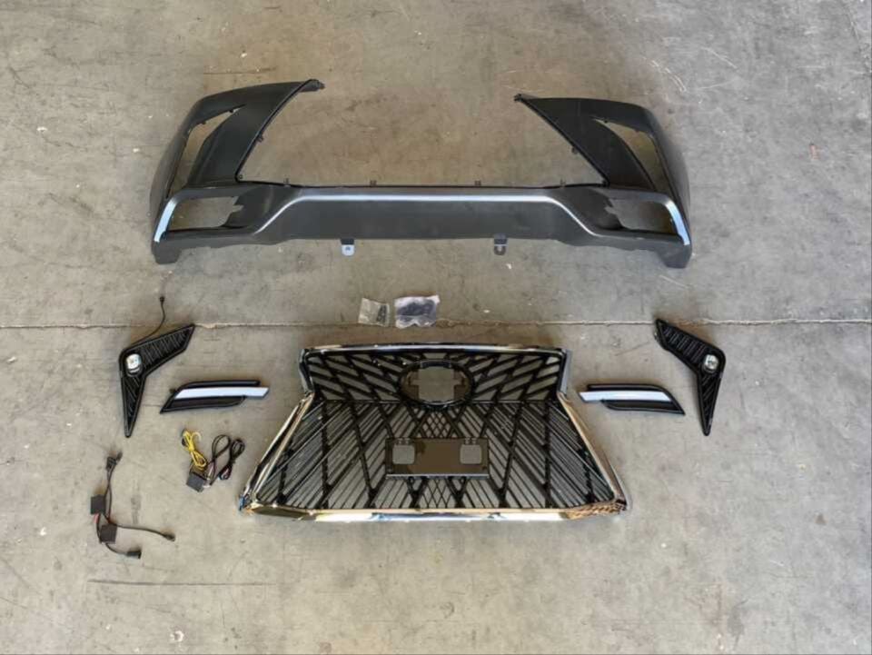 Toyota Hilux Vigo (12-15) Lexus Ön Tampon ve Panjur Dönüşüm Kiti