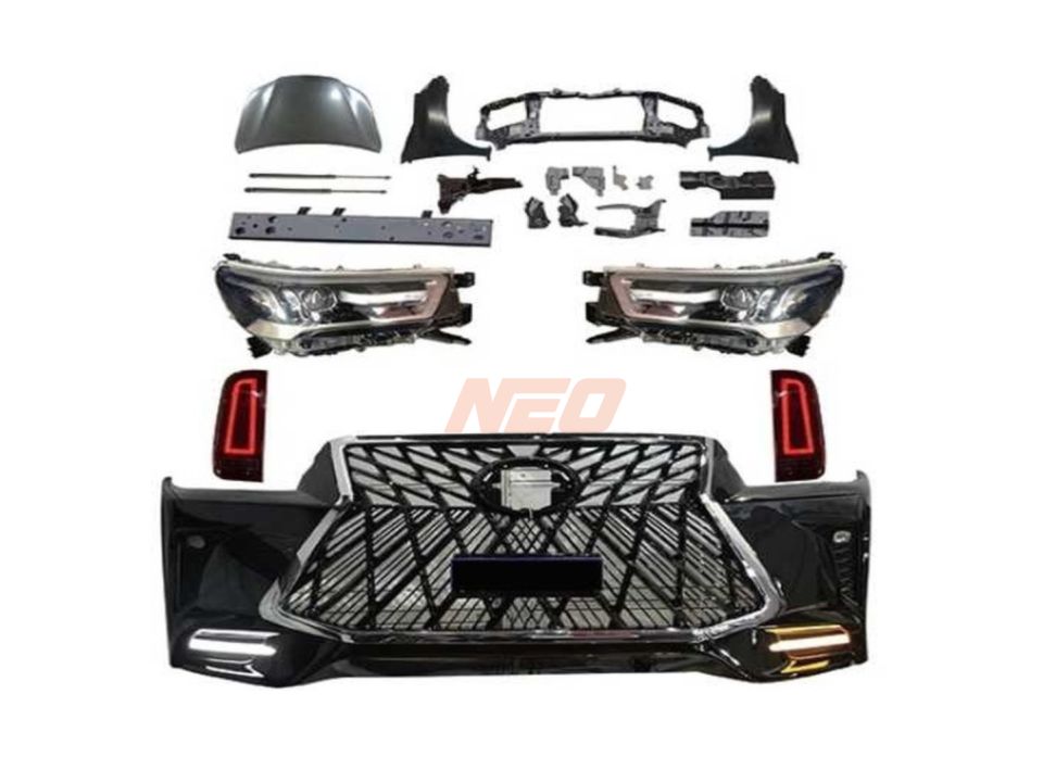 Toyota Hilux Vigo 2005-2015 Lexus Dönüşüm Body Kit (Ön Tampon ve Panjur)