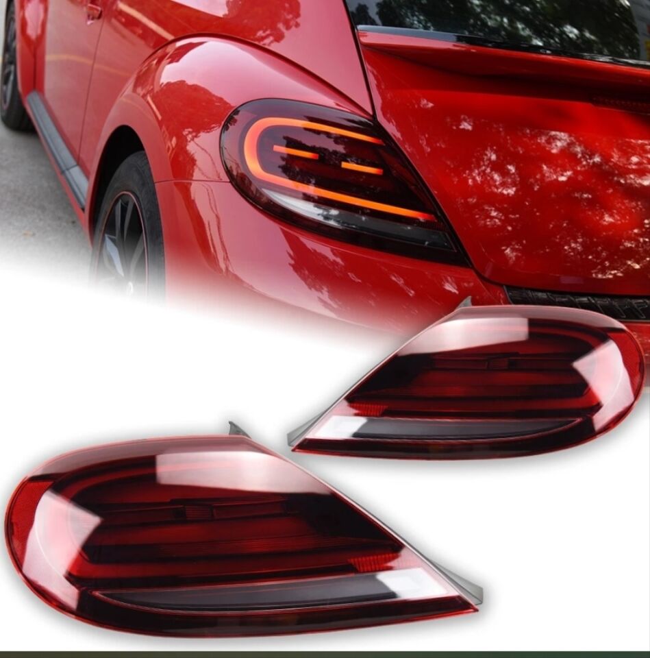 Volkswagen Beetle A5 2012-2019 Kayar Sinyalli Full LED Stop Seti (Füme)
